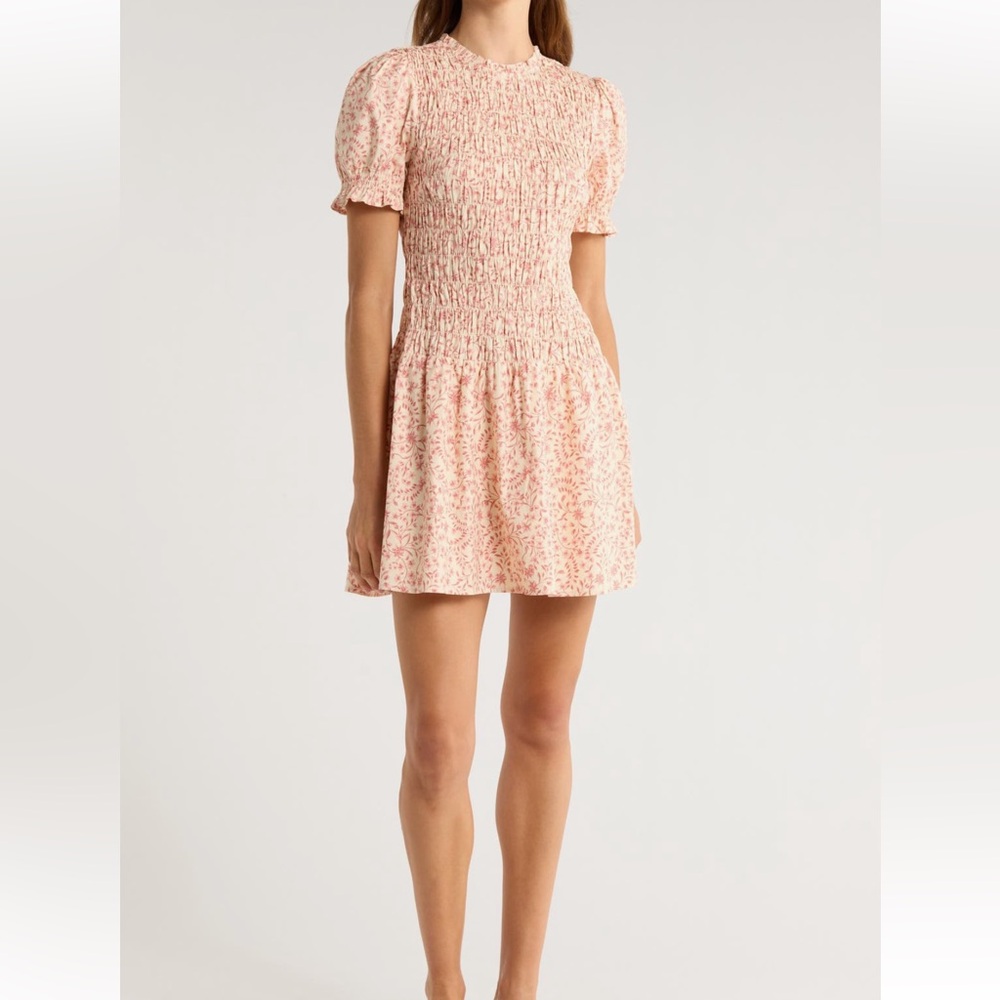 Reformation ‘Leannah’  Smocked Dress-NWT retails $228 size 6